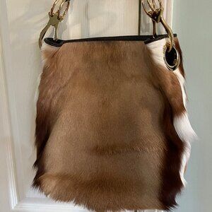Bobby Schandra's One-of-a-Kind Designer Antelope Purse. Designer Autographed